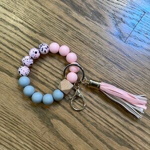 Rose gold Key Ring Bracelet